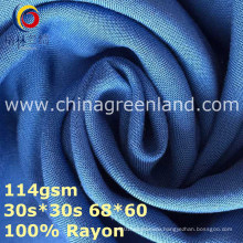 100%Rayon Plain Woven Dyeing Fabric for Textile Garment (GLLML369)